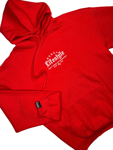 Elite Hoodie Red/White