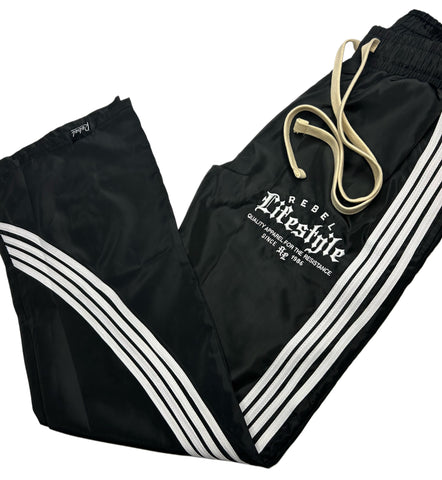 Stacked Nylon Pants (run slim, go 1 size up)